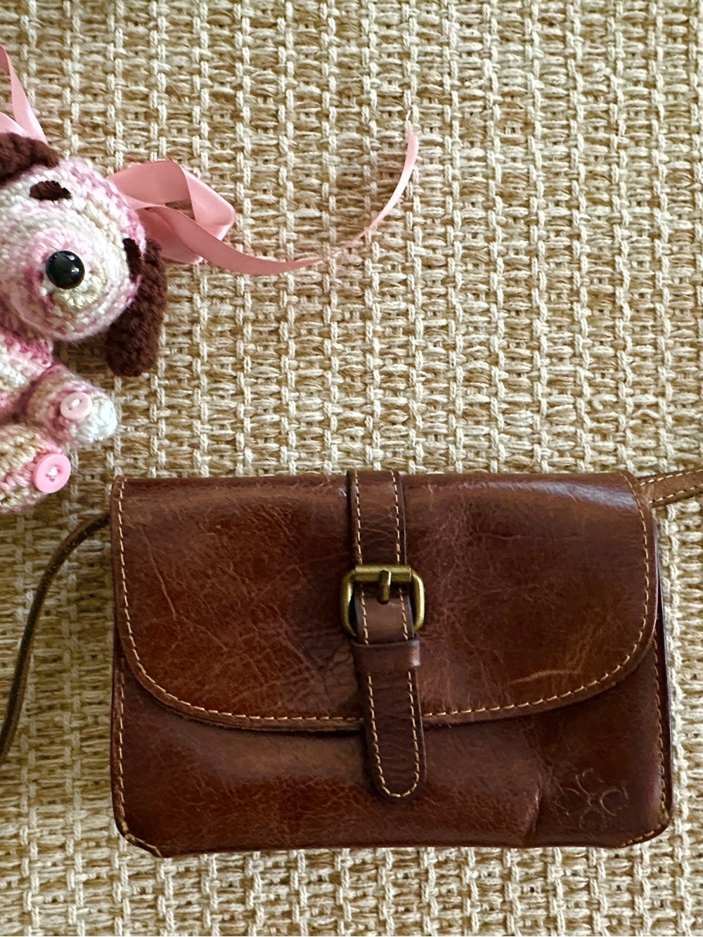 Vintage Patricia Nash Leather cross body bag